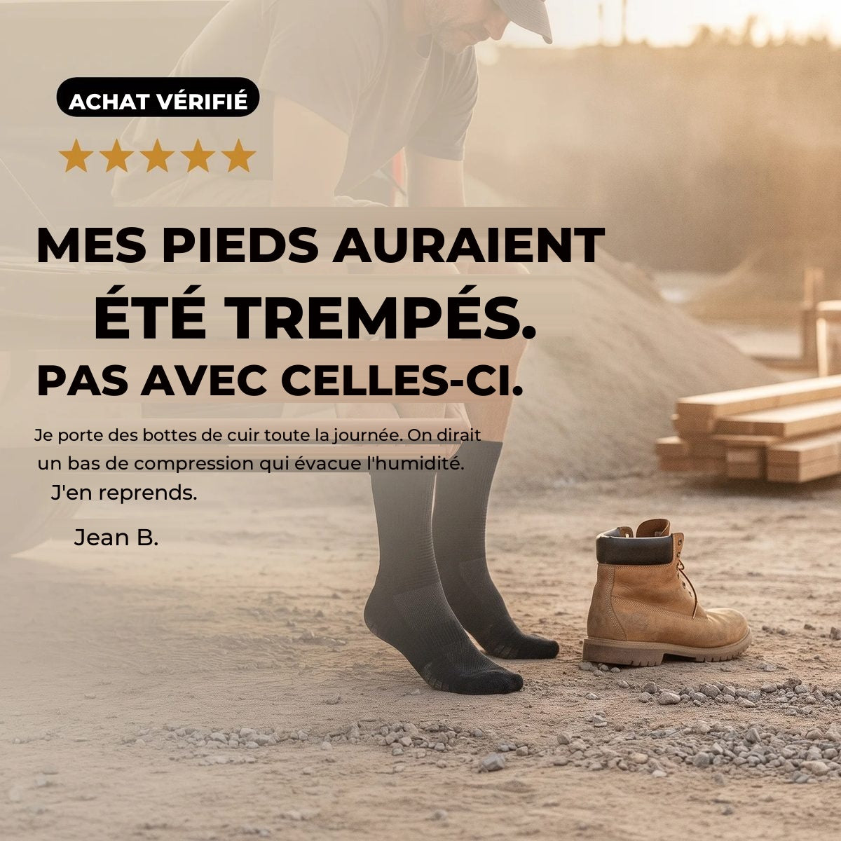 Temoignage client sur les chaussettes APLOMB
