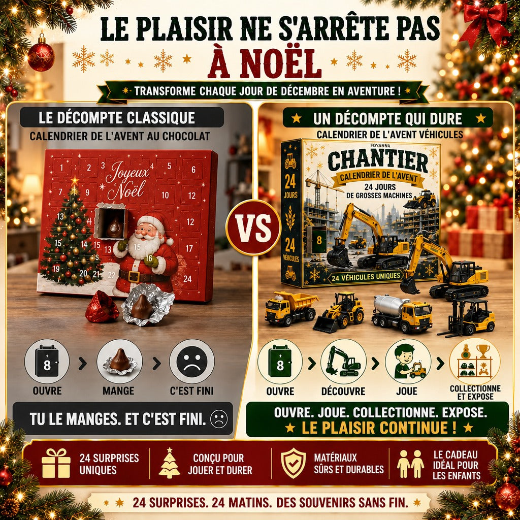 Un décompte de Noël qui dure : 24 surprises, 24 matins
