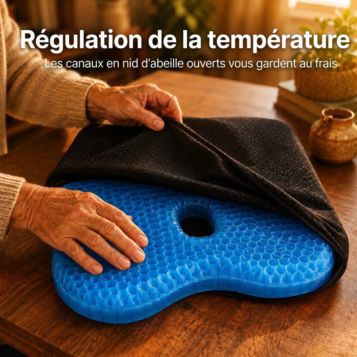 Canaux en nid d'abeille qui gardent au frais