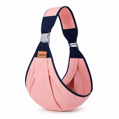 Écharpe porte-bébé Foyanna, rose