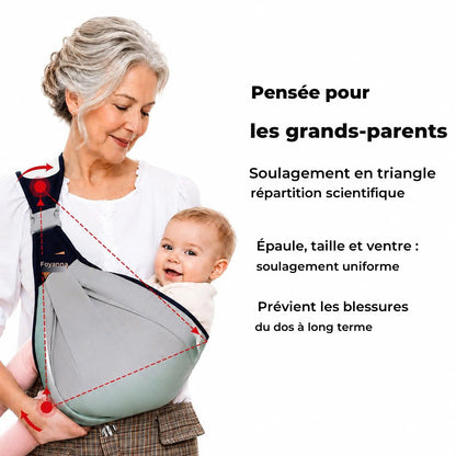 Pensée pour les grands-parents, soulagement en triangle