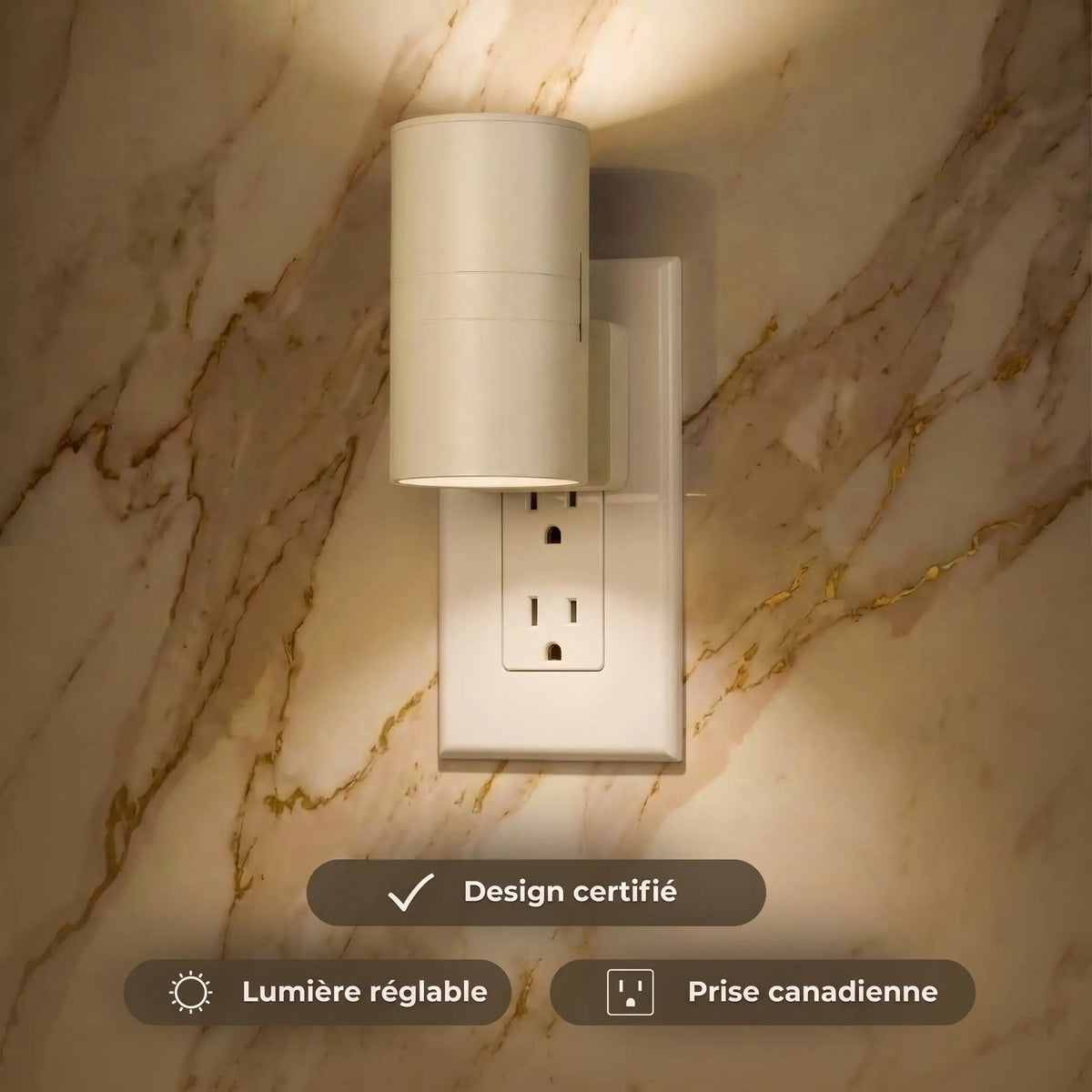 Lampe murale Luno g02-blanc