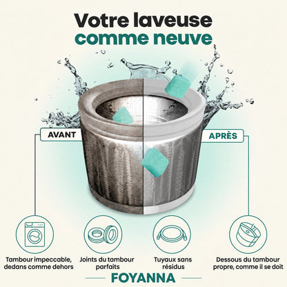 Foyanna® Nettoyant pour laveuse Pro