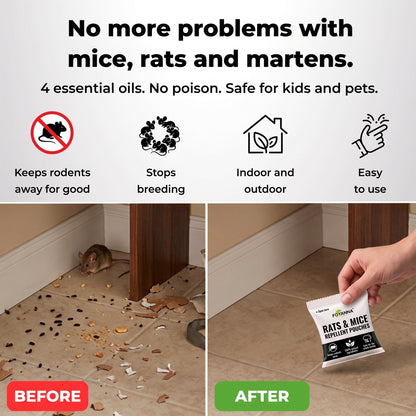 Foyanna rat and mouse repellent pouches