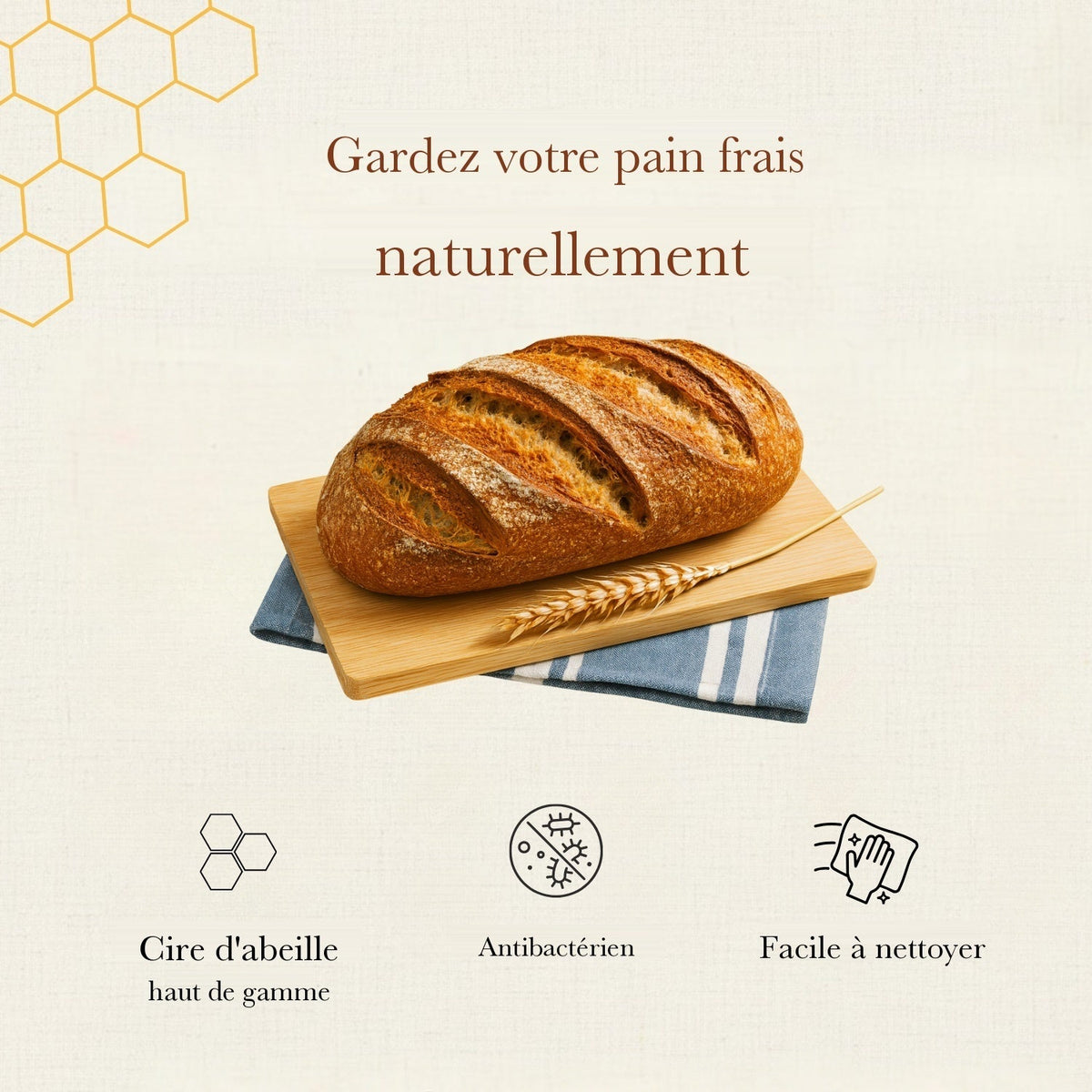Gardez votre pain frais naturellement