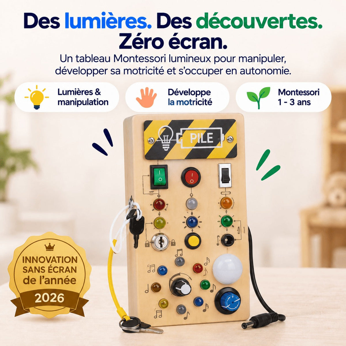 Le Tableau d'activités lumineux Foyanna